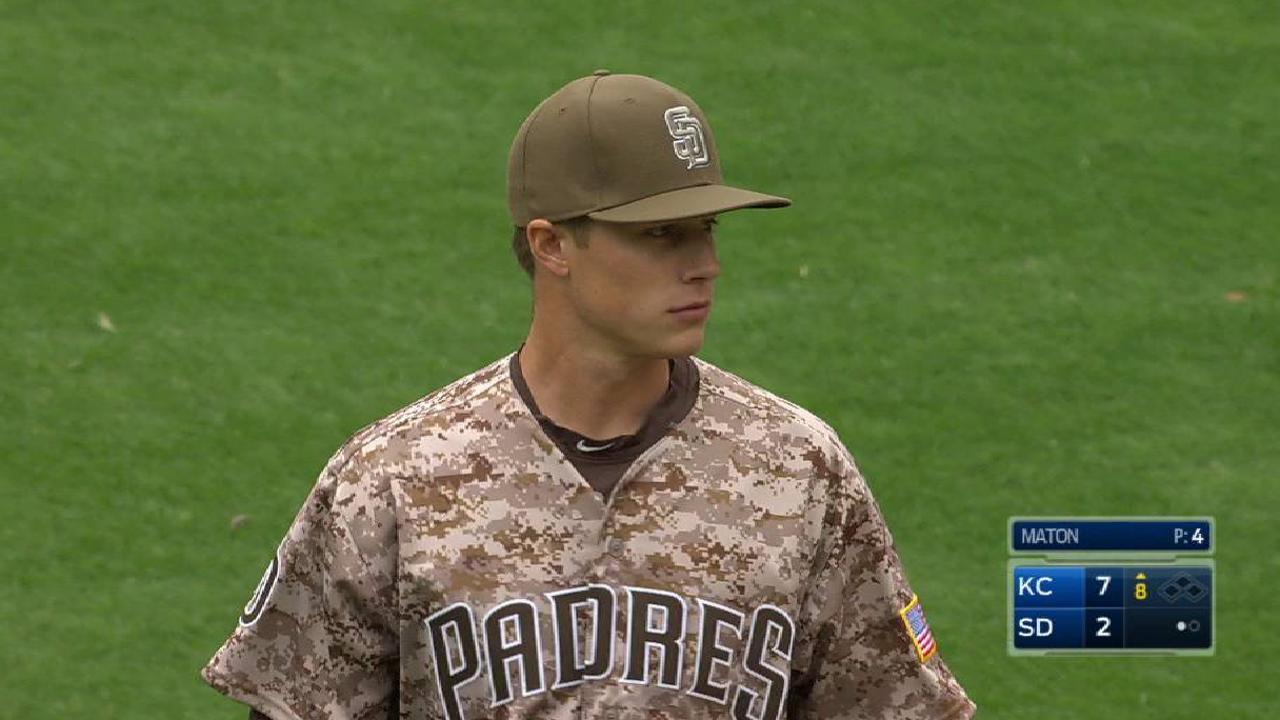 Maton's first career strikeout