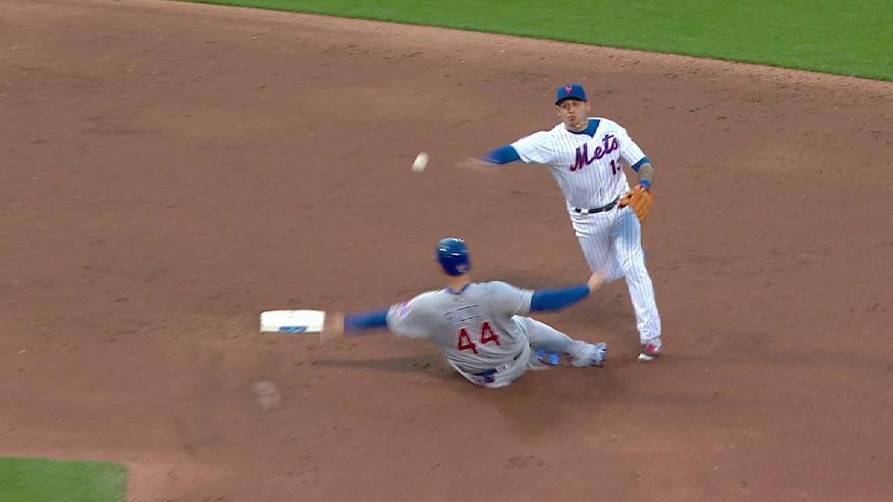 deGrom induces inning-ending DP