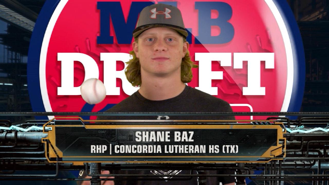 Prep righty Baz 'honored' to go to Bucs at 12