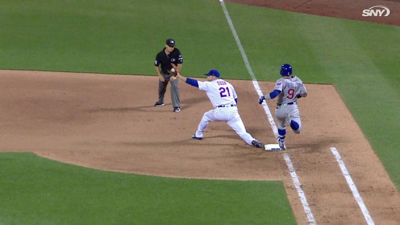 Cabrera nabs Baez at first