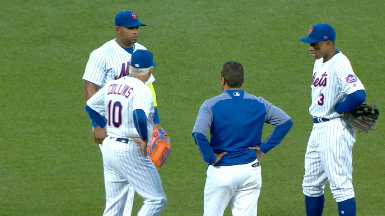 Cespedes pulled in 6th inning
