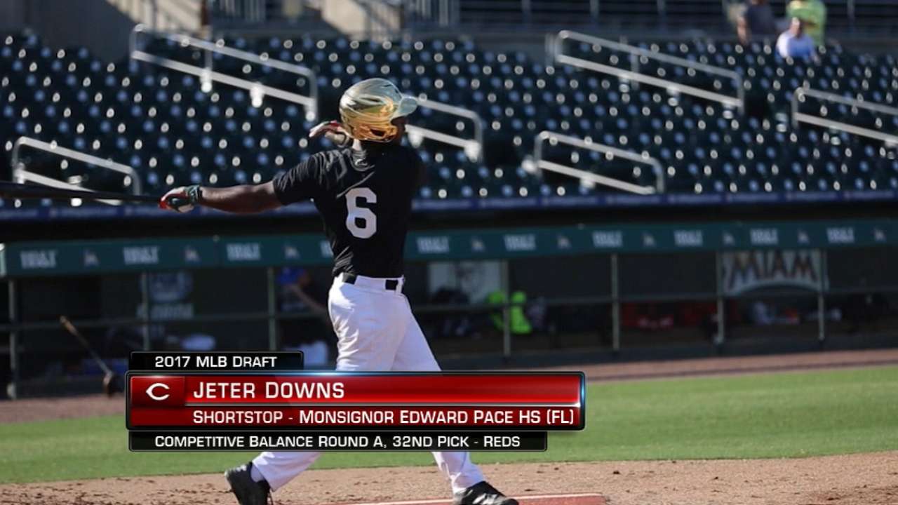 Reds select shortstop named Jeter at 32