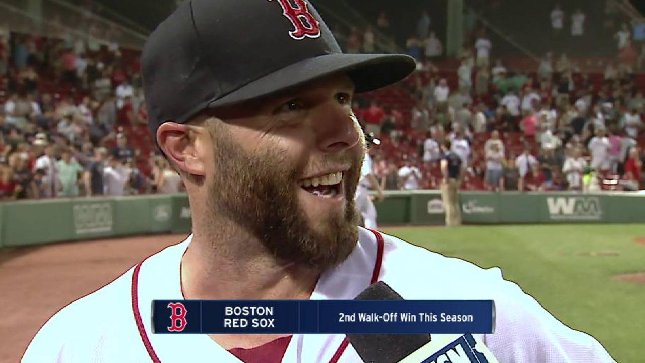 Pedroia on his walk-off single