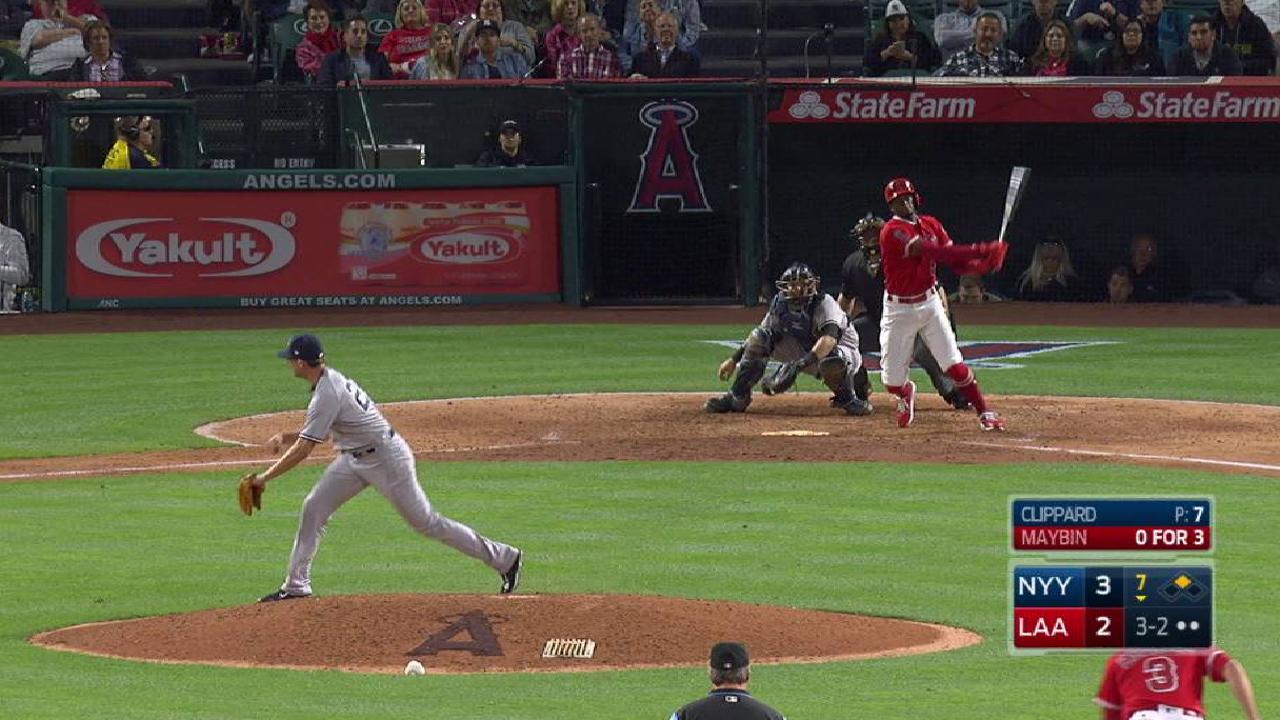Maybin's game-tying RBI double