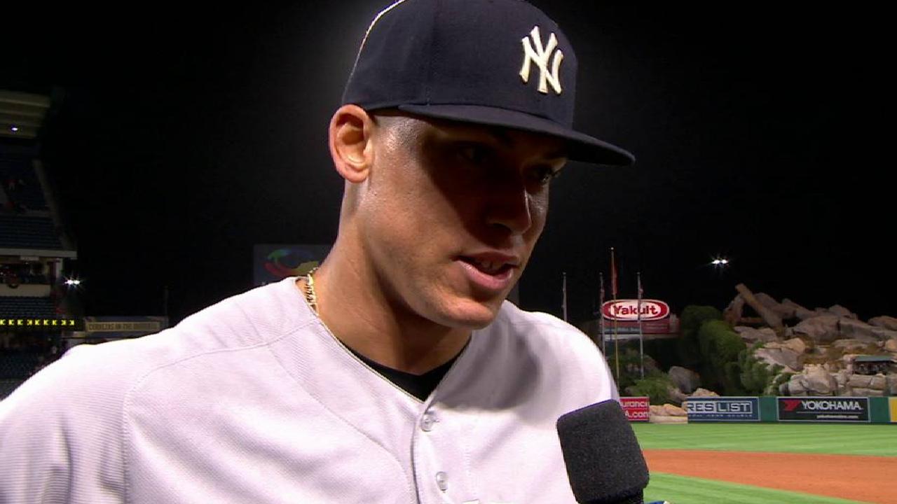 Judge on clutch two-run homer