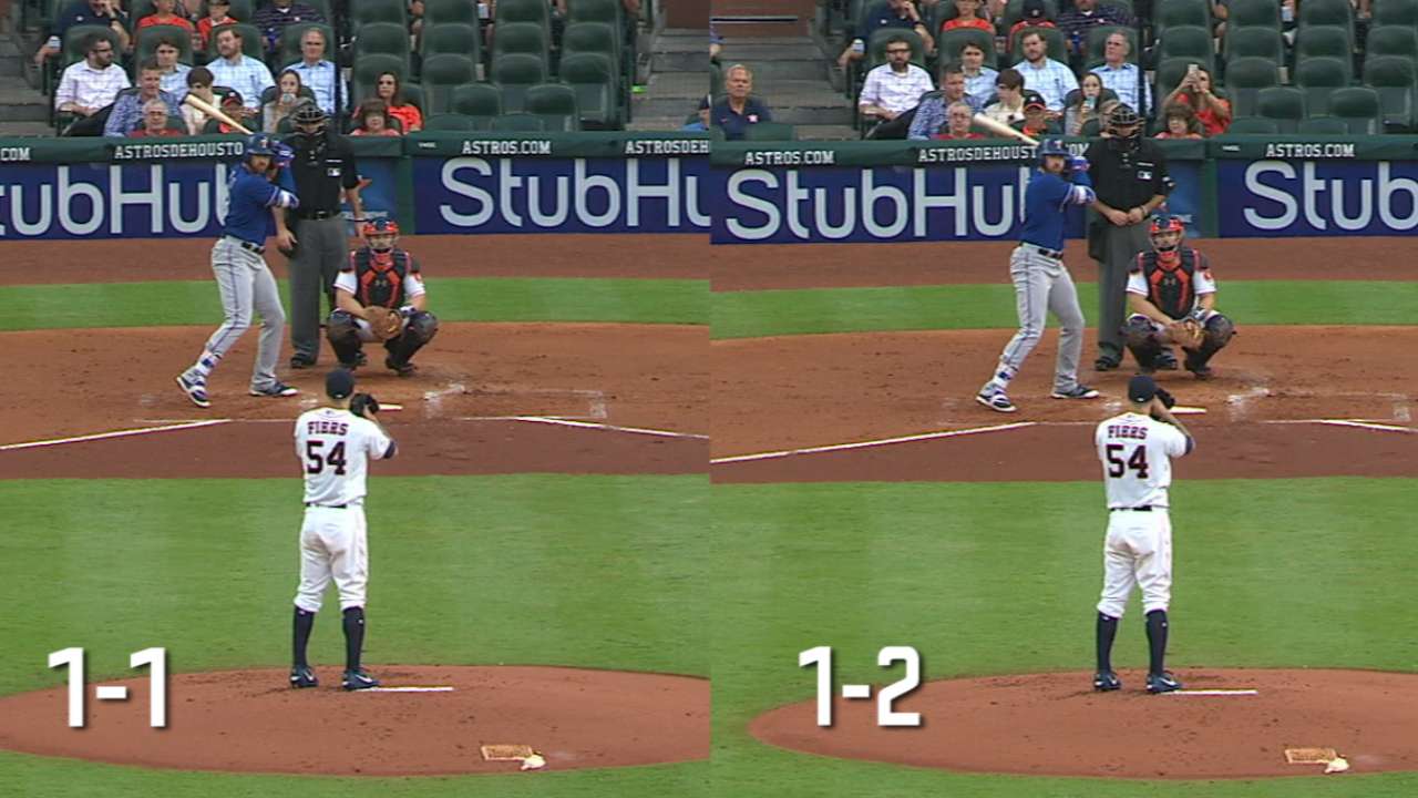 Gallo's swings side by side