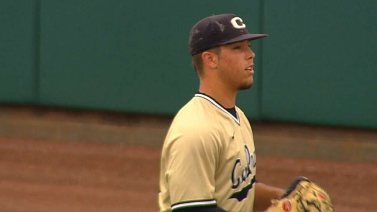 Reds land lefty Heatherly on Day 2 of Draft