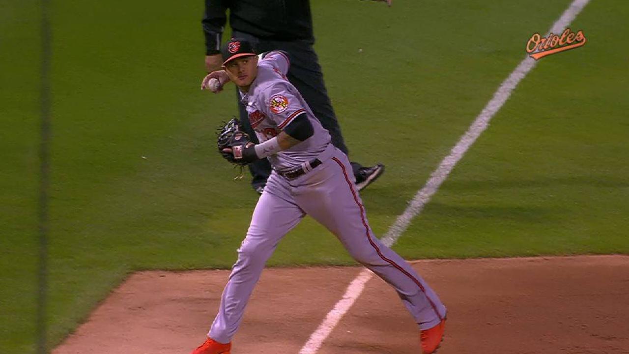 Asher fades as O's road slide extended