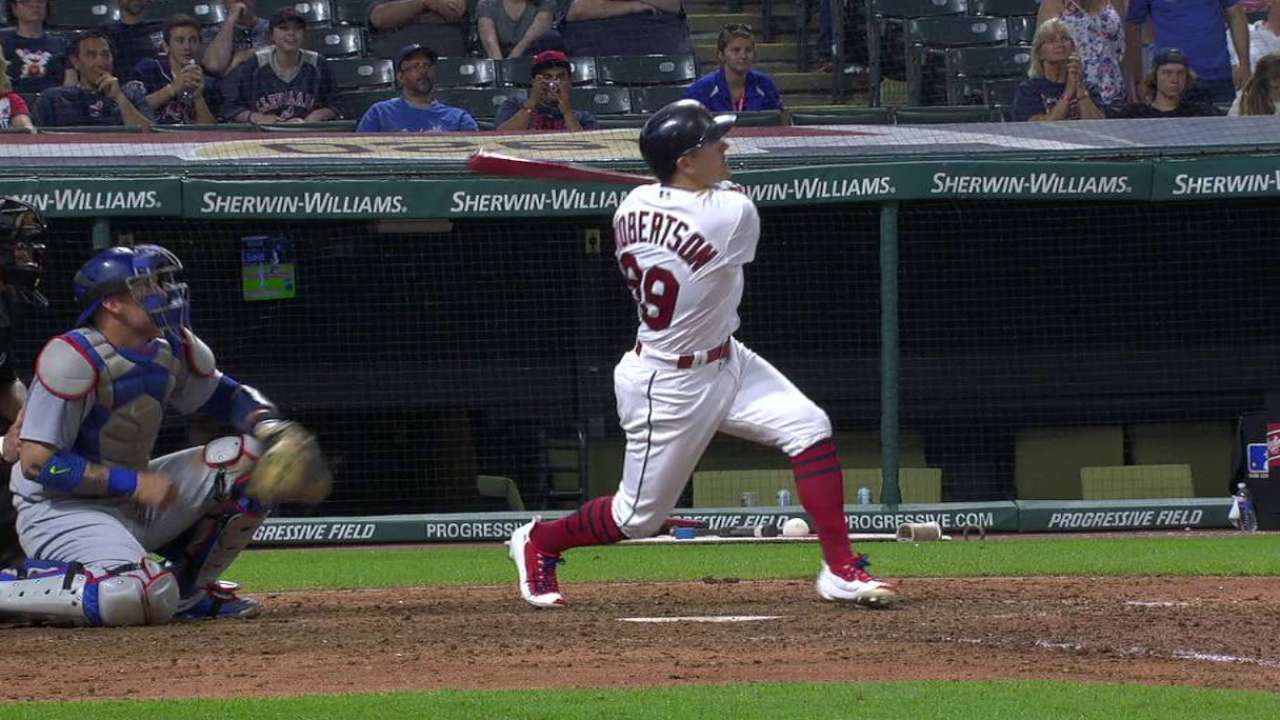 Robertson's late three-run homer