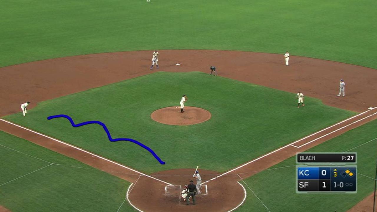 Vargas' bunt single