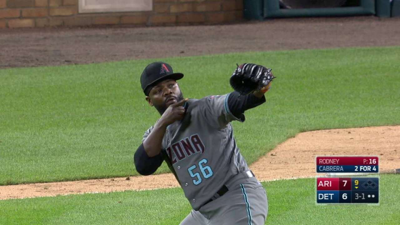 Rodney shuts the door