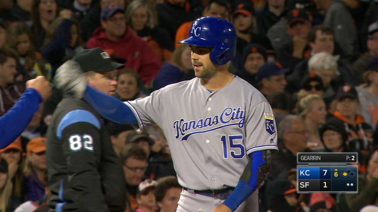 Merrifield's bases-clearing 3B