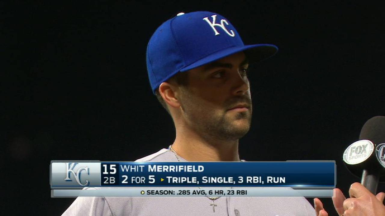 Merrifield on his key triple