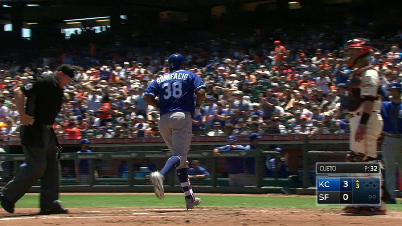 Bonifacio's two-run homer