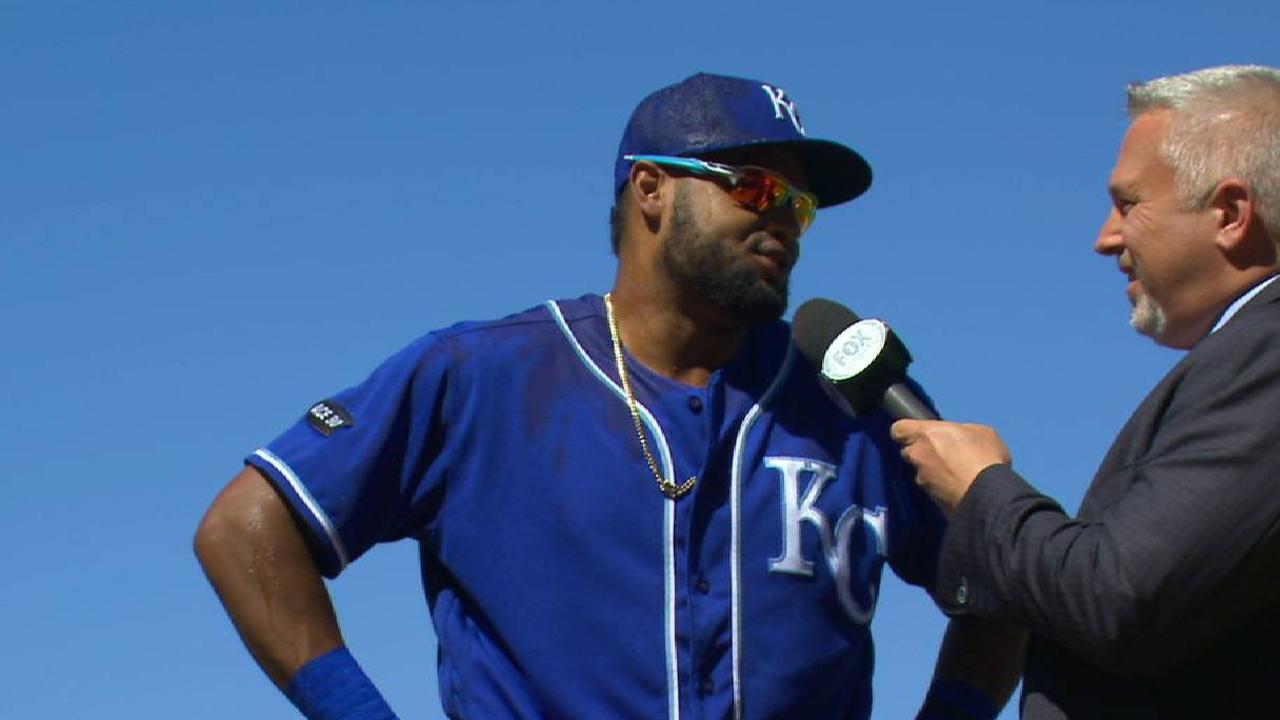 Bonifacio on the Royals' win