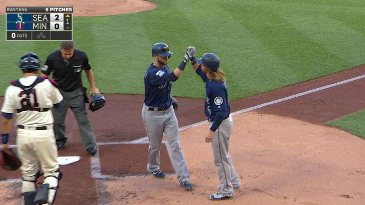 Haniger's two-run homer