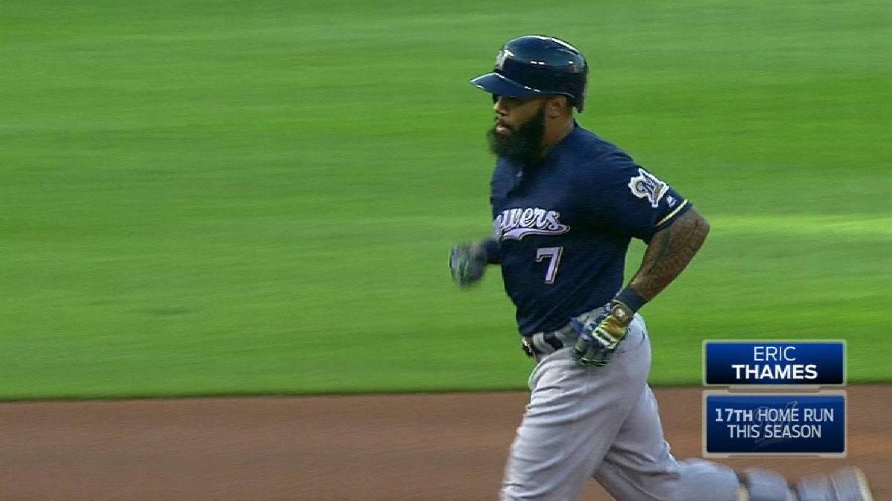 Cerveceros logran imponerse a Cardenales detrás de Thames