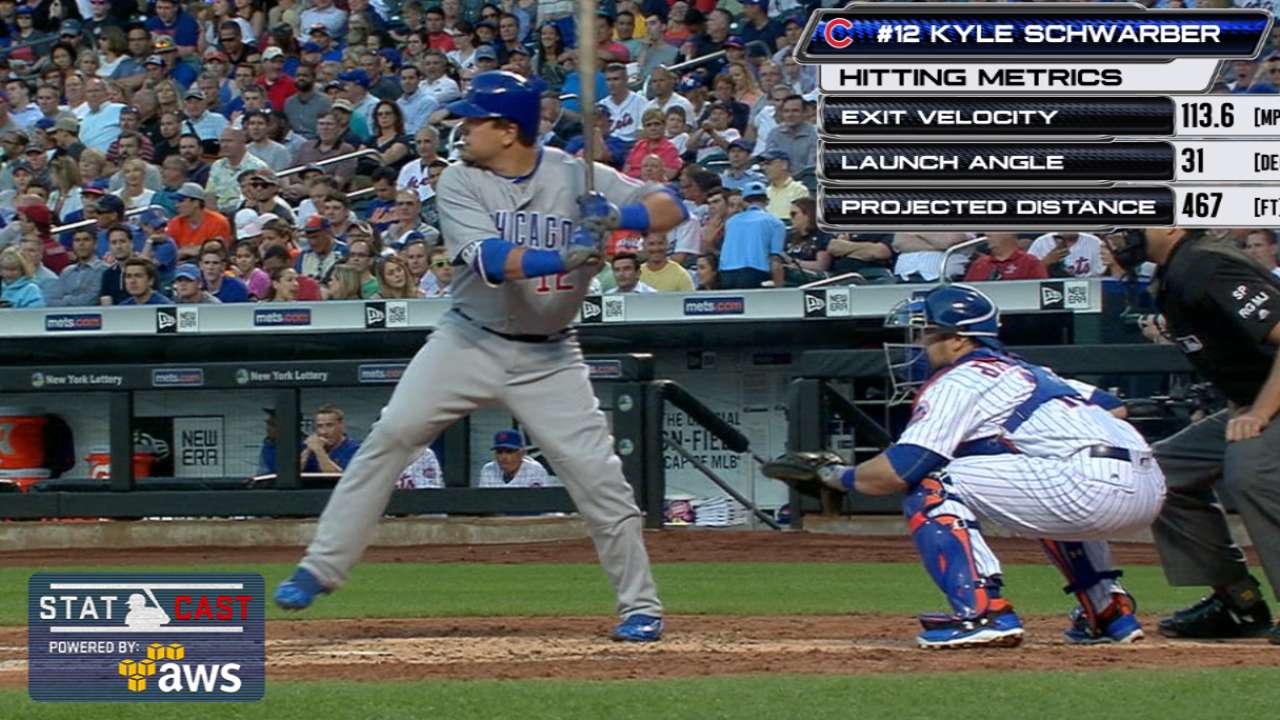 Statcast: Schwarber's 467-ft. HR