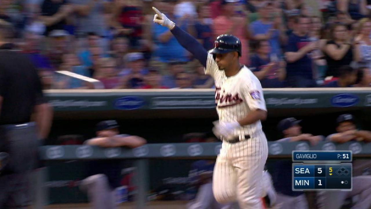 Escobar's long solo home run