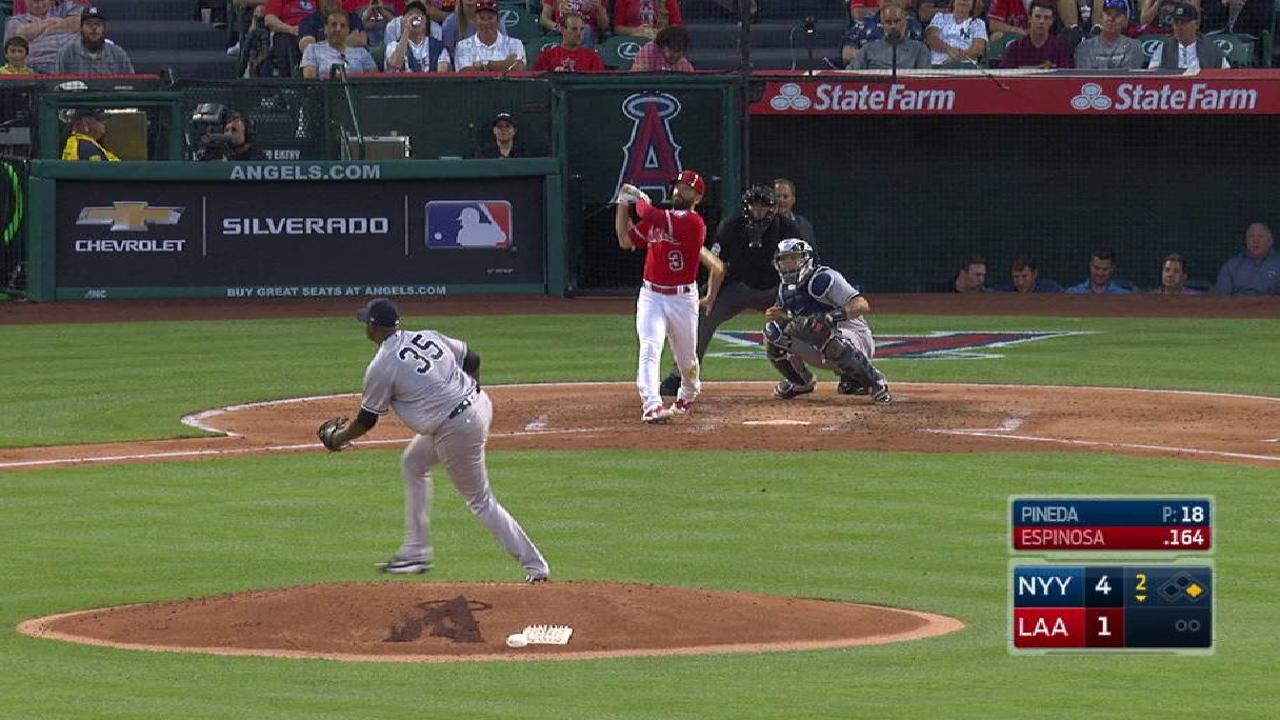 Espinosa's two-run homer