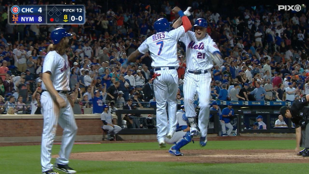 Mets' five-run 8th inning