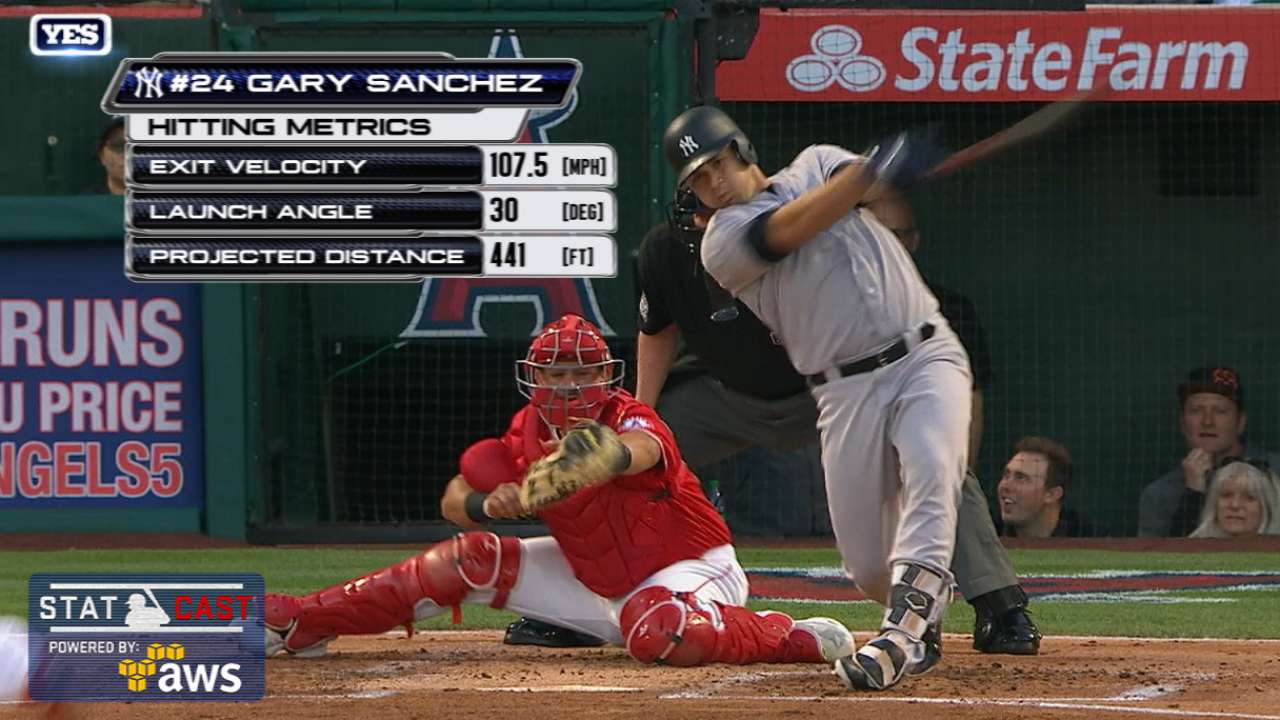 Statcast: Sanchez's 441-ft. shot