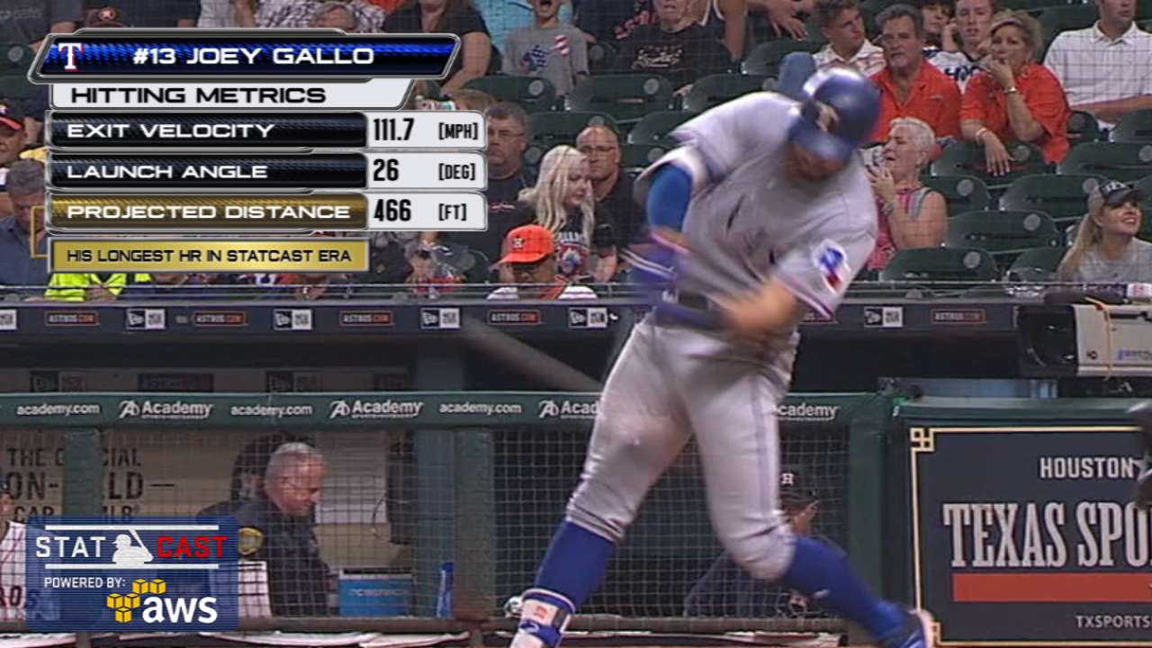 Statcast: Gallo's 466-ft homer