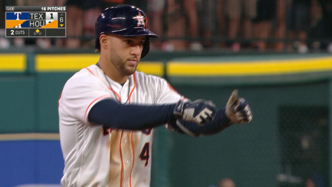 Astros' nine-run 6th inning