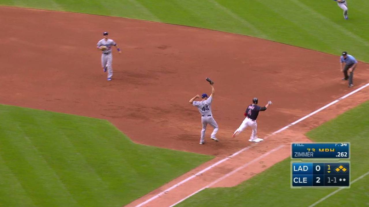 Zimmer's RBI infield single