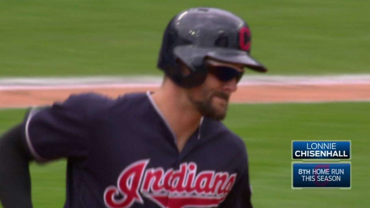 Chisenhall's three-run homer