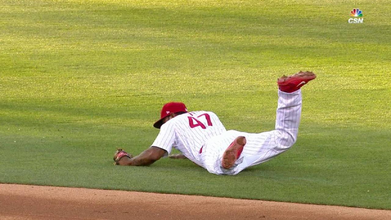 Kendrick's amazing diving stop