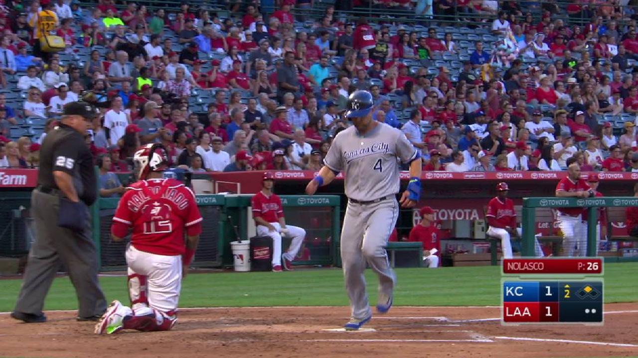 Merrifield's RBI double to left