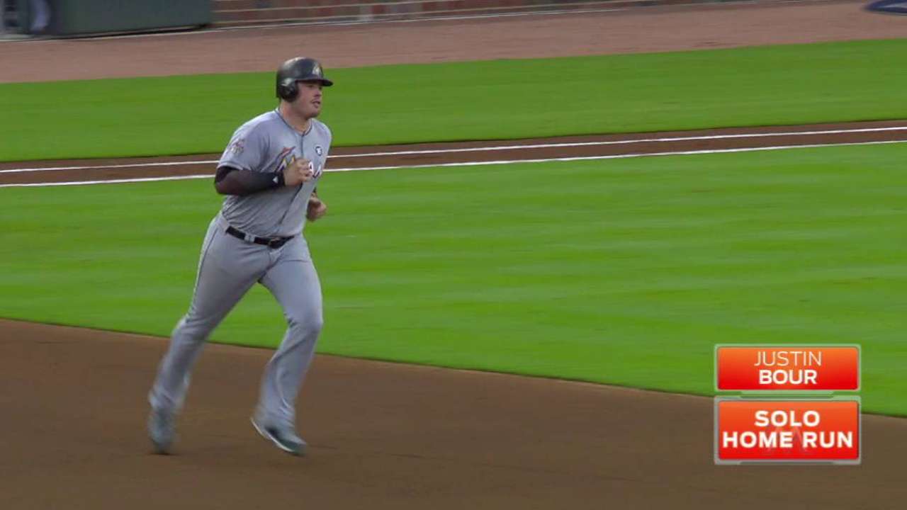 Bour's solo homer