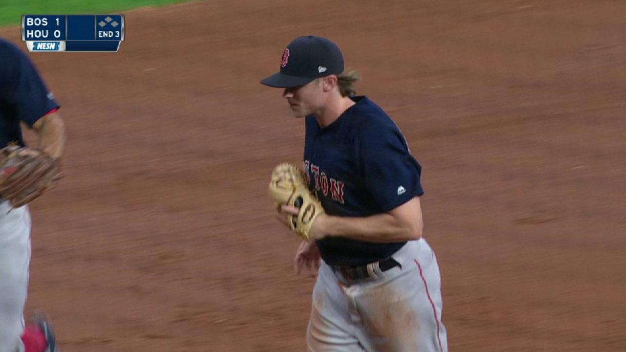 Rutledge draws praise for play at third base