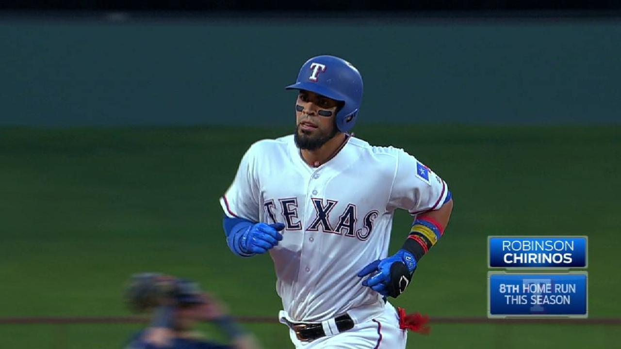 Chirinos' solo home run