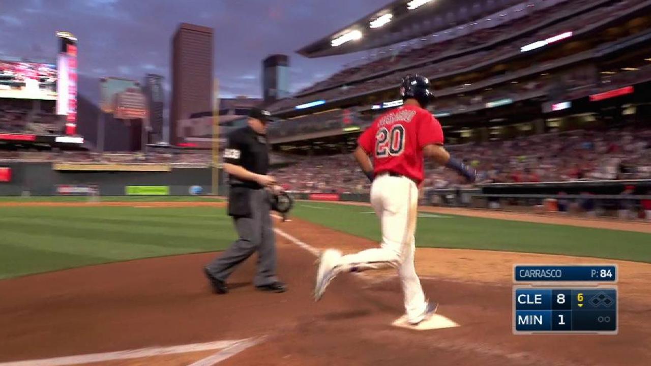 Rosario's solo home run