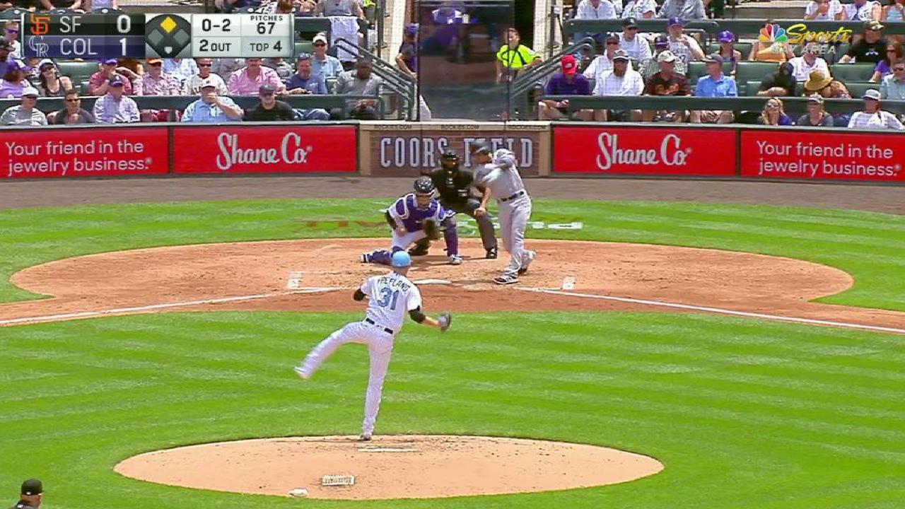 Giants struggle with RISP in loss to Rox