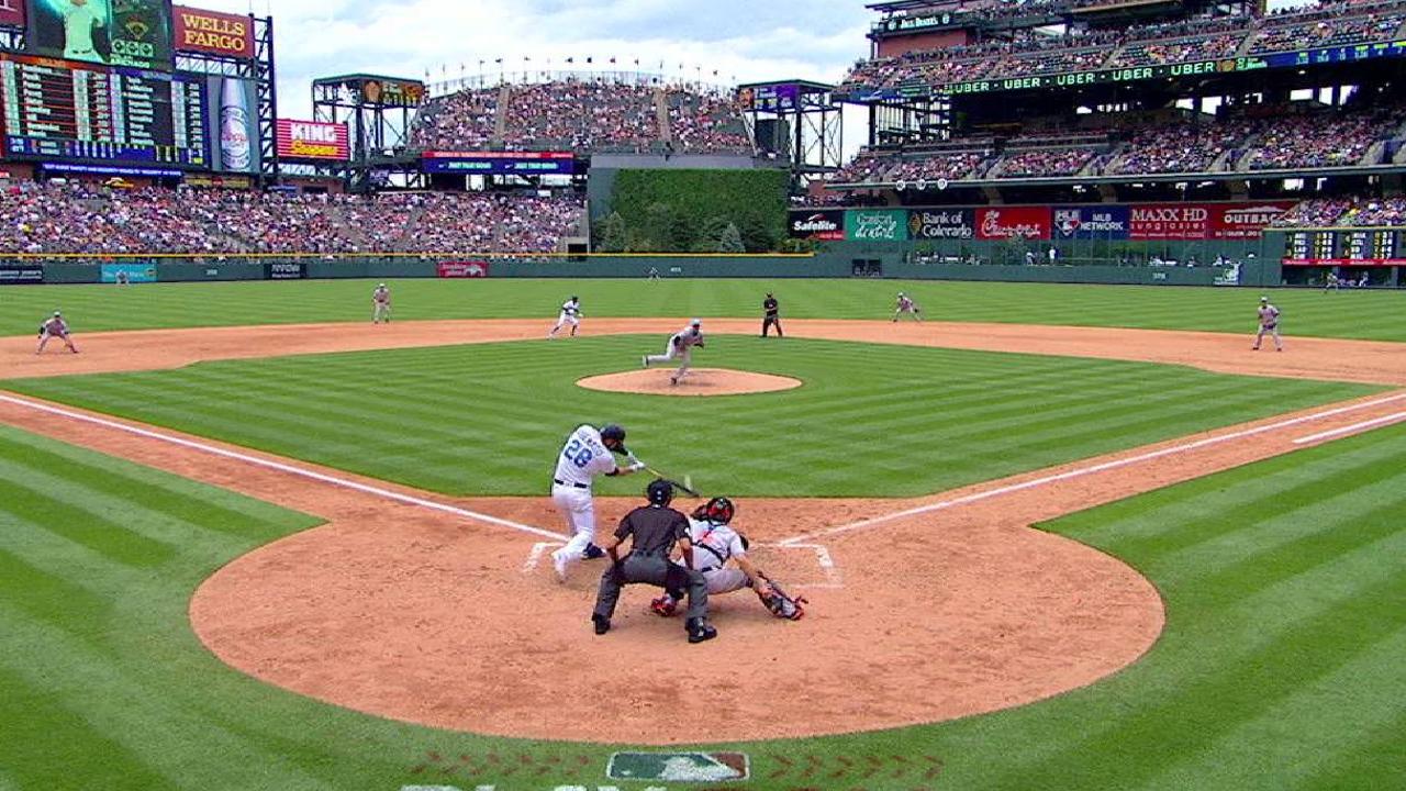 Oportuna ofensiva de Rockies hunde a Gigantes