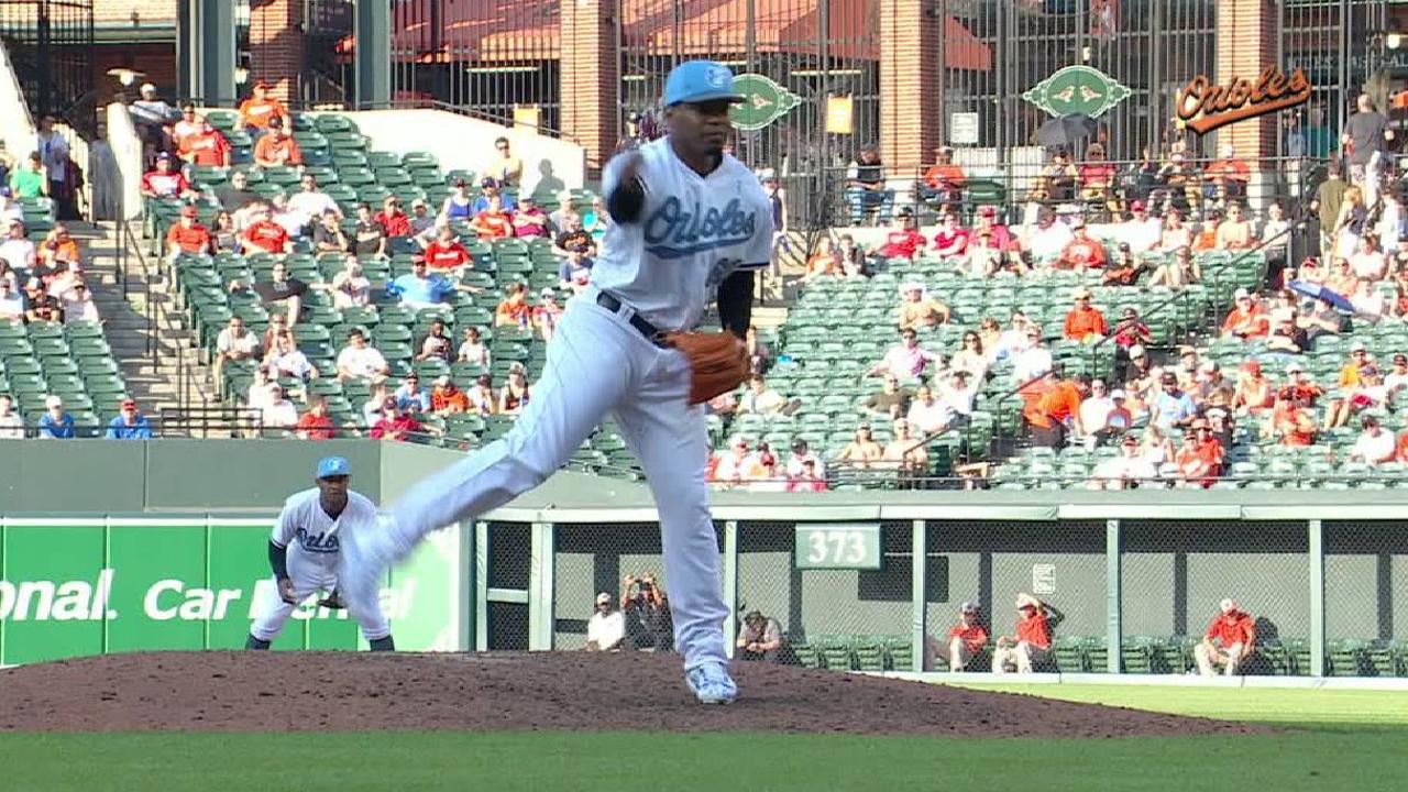 Givens' quick stop on the mound