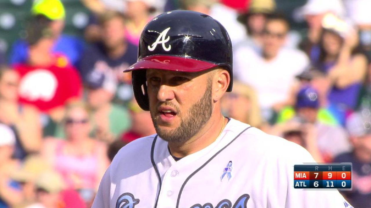 Adams' RBI double to right
