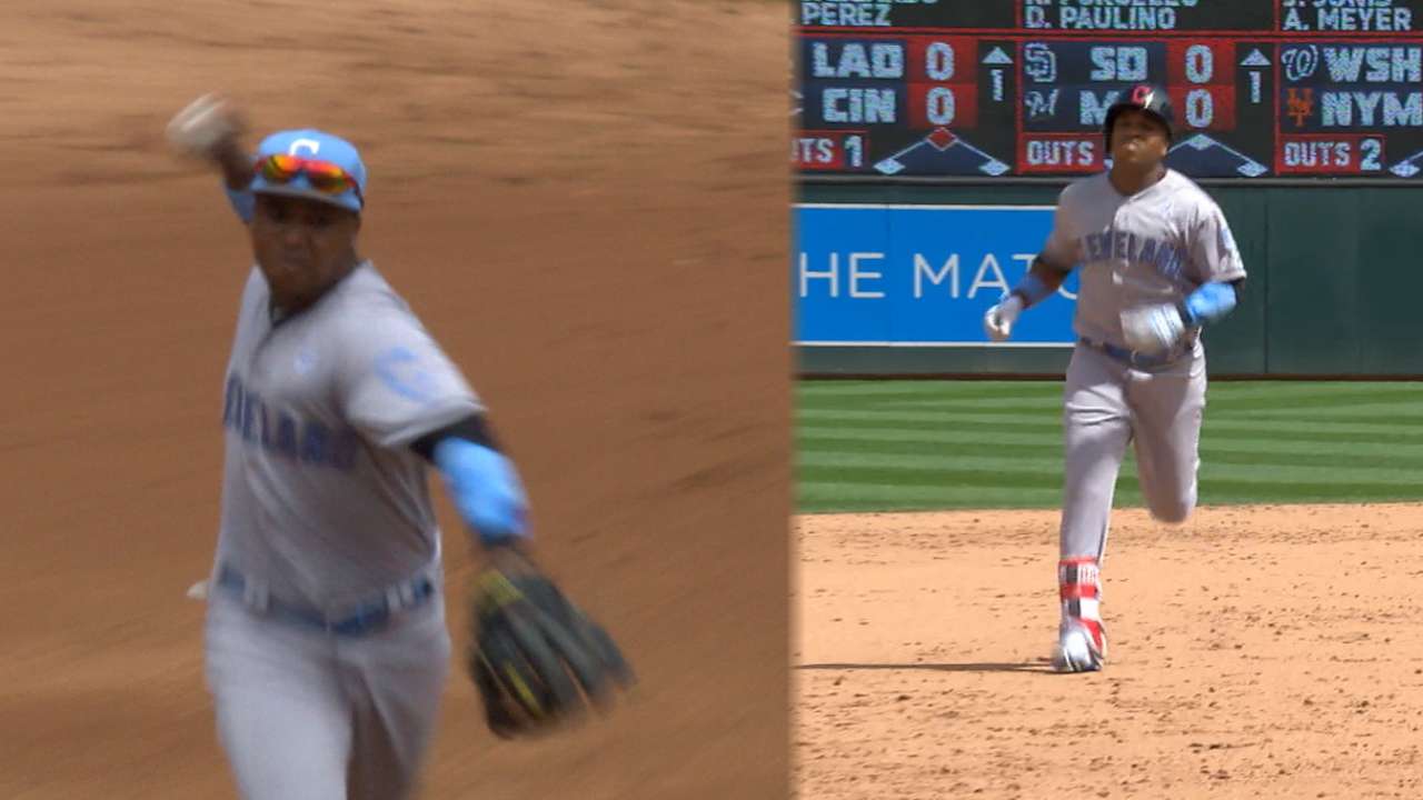 Tribe's Ramirez (.516) named Player of Week