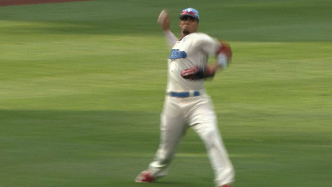 Phils watching glimpse of the future in Altherr