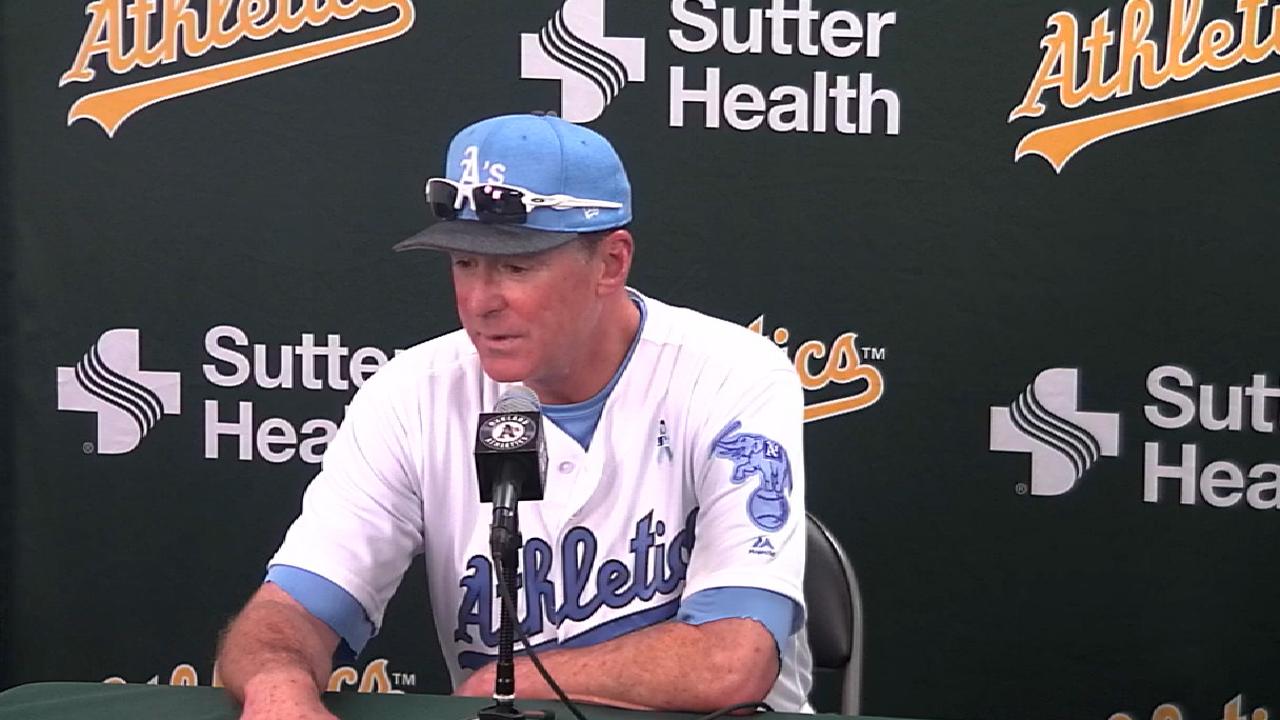 Melvin talks A's win over Yanks