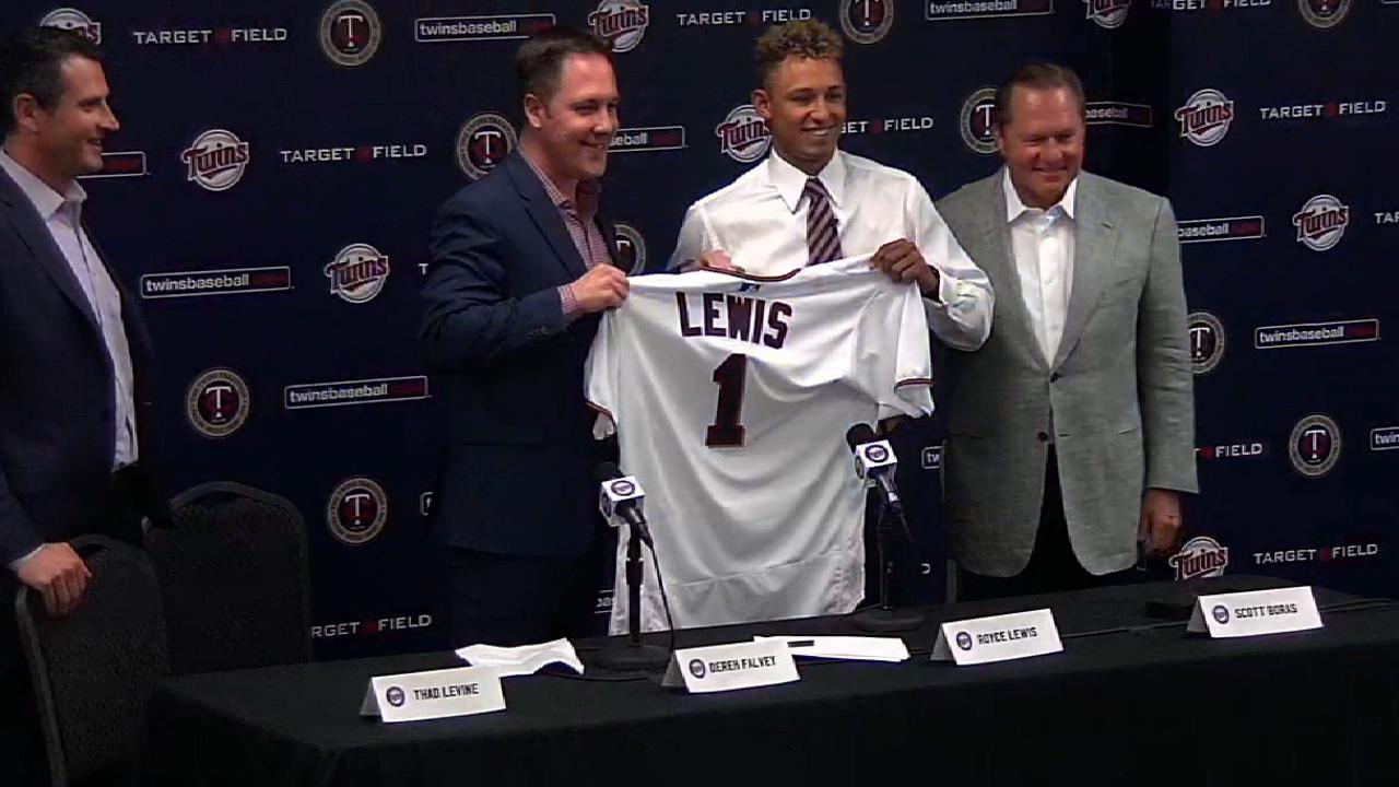 Image result for Twins sign No. 1 pick Royce Lewis