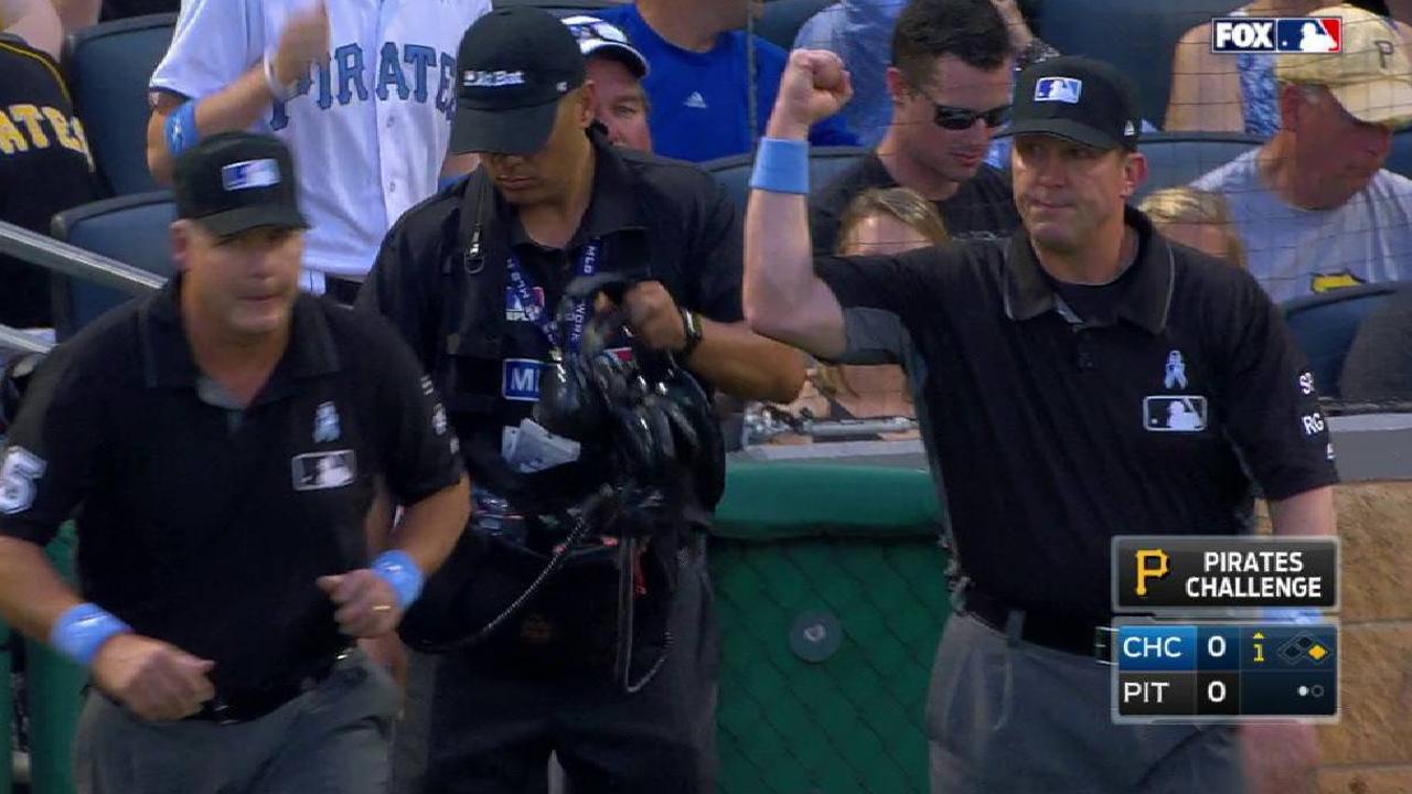Frazier starts the double play