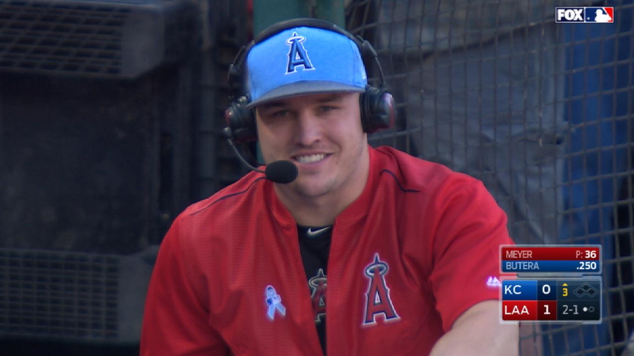 Trout on injury, teammates