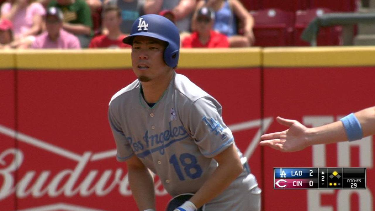 Maeda's two-run double to left