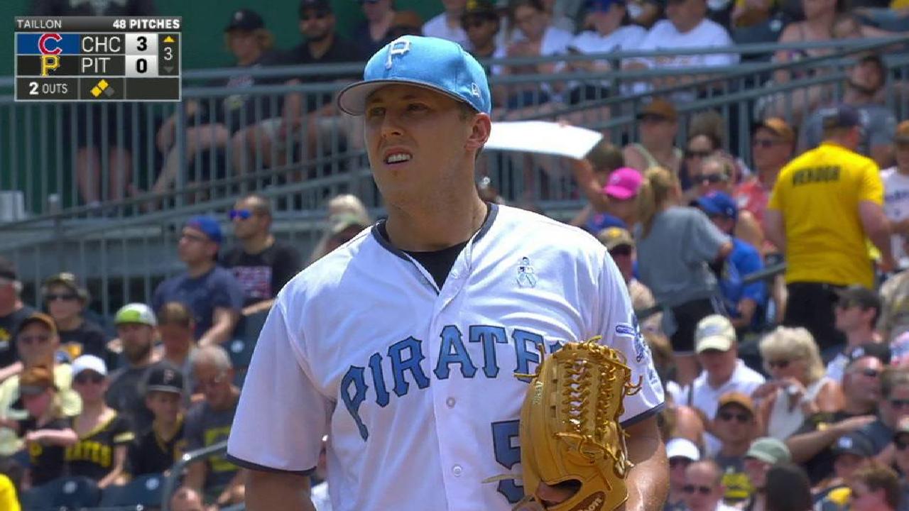 Taillon strikes out Almora Jr.
