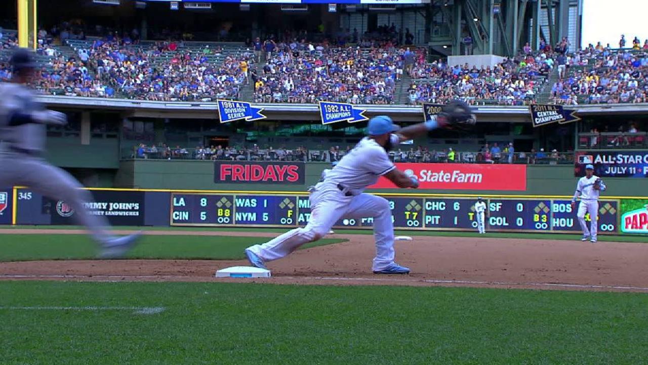 Spangenberg reaches after replay