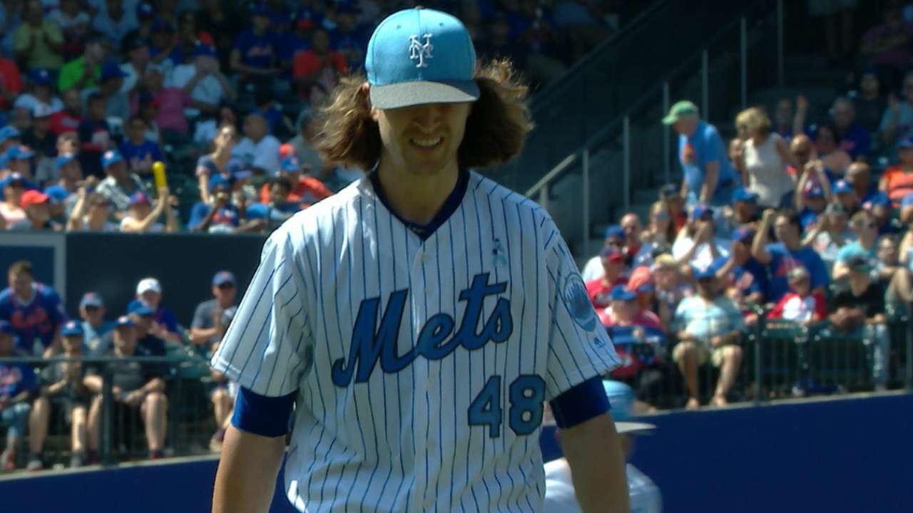 Con joya y HR de Jacob deGrom Mets vencen a Nacionales